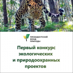 1 апреля стартовал первый конкурс экологических и природоохранных проектов